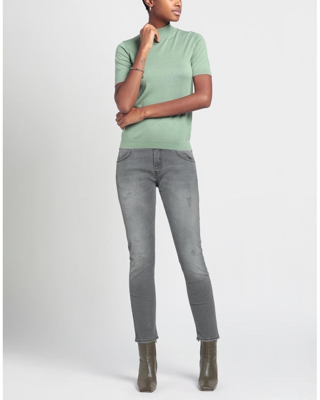 2W2M Gray Jeans