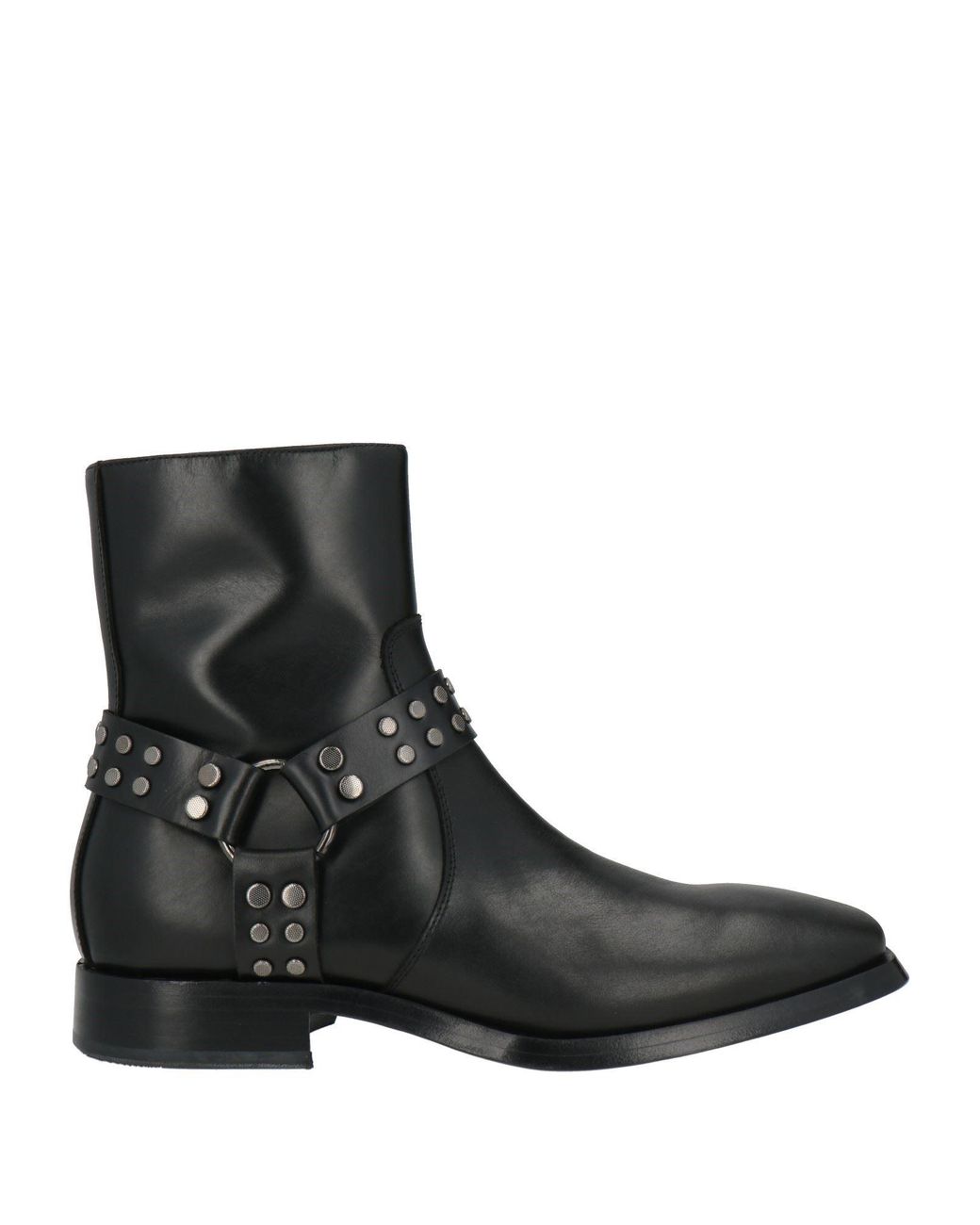 MICH SIMON Black Ankle Boots for men