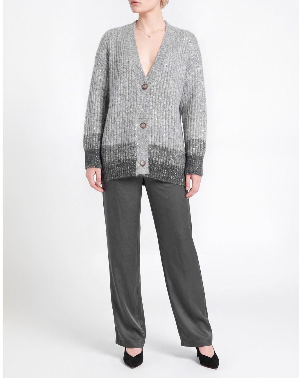 No Secrets Gray Cardigan