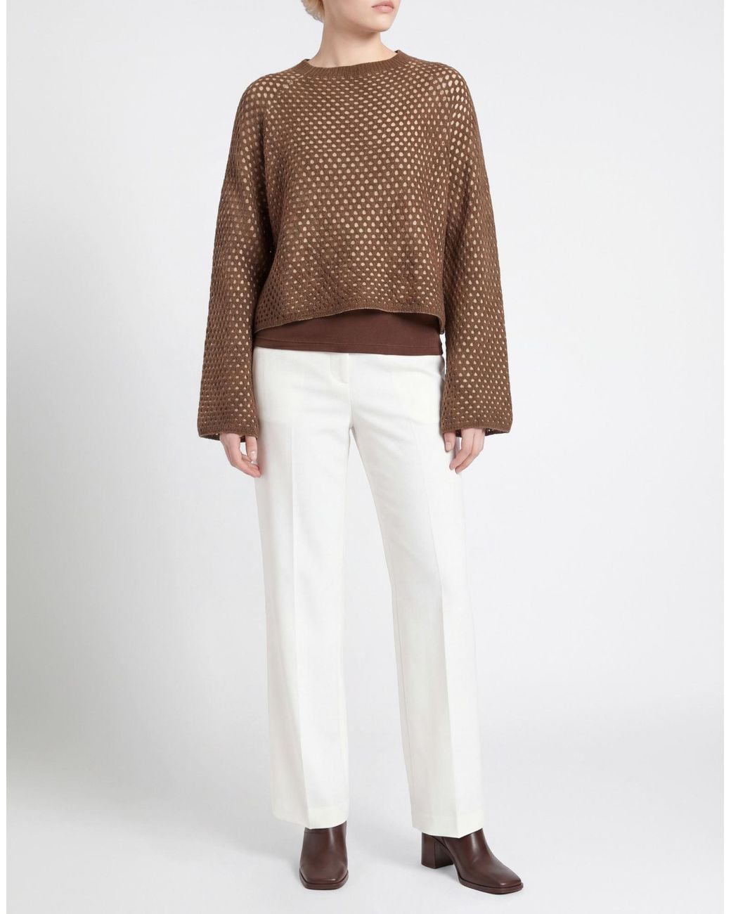 Shirtaporter Brown Pullover