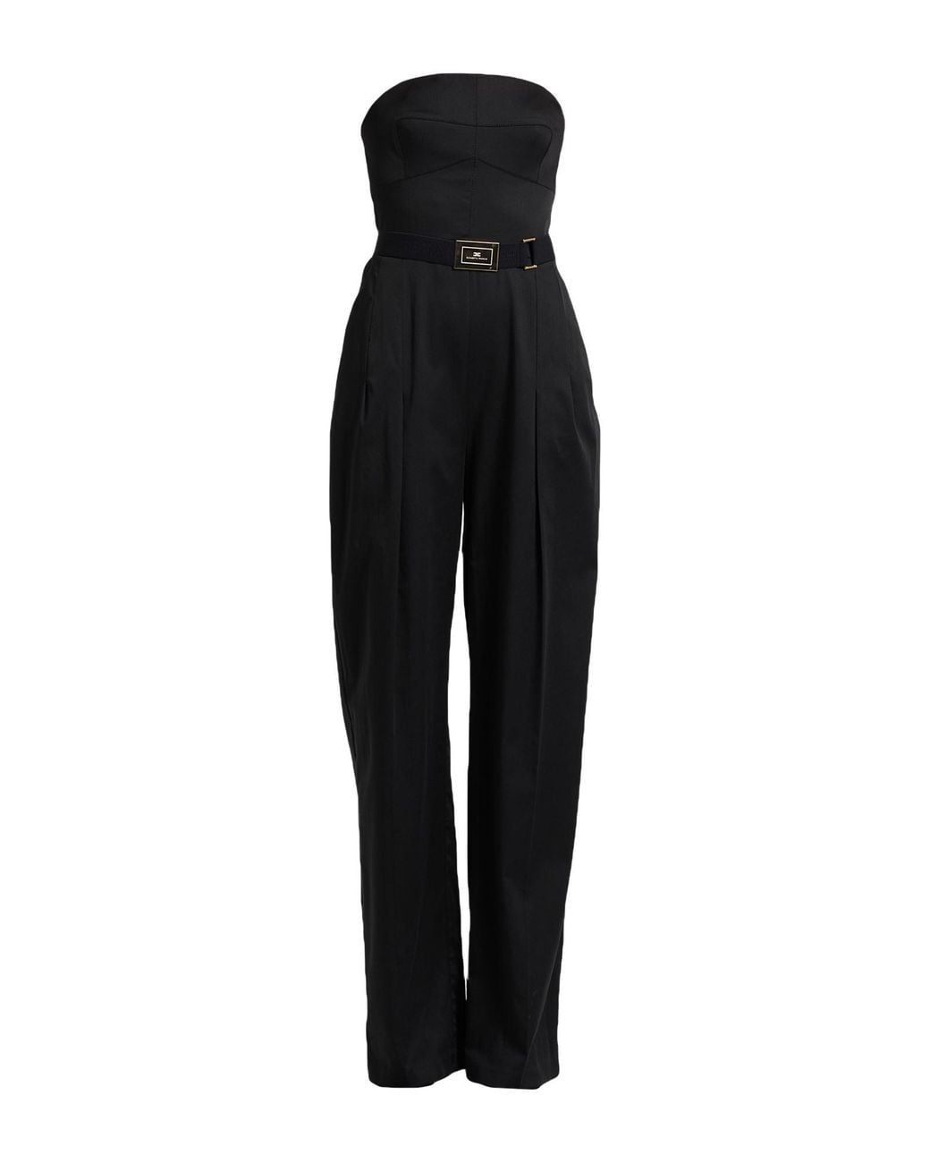 Elisabetta Franchi Black Jumpsuit
