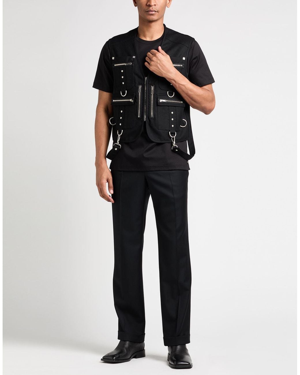 Givenchy Black Vest Wool for men