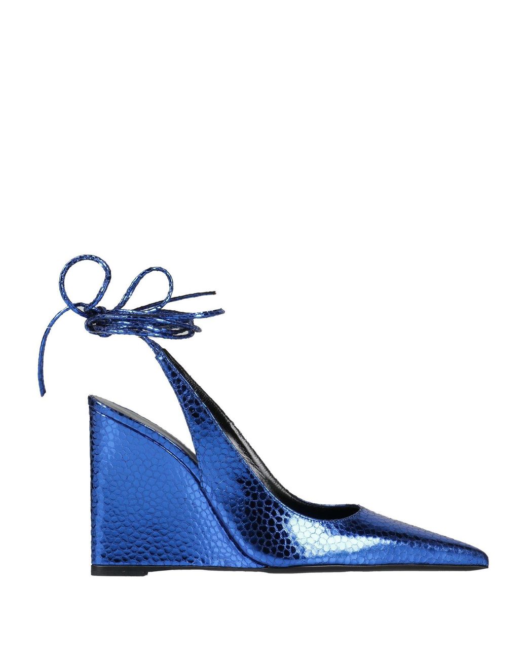 By Far Blue Pumps Leather