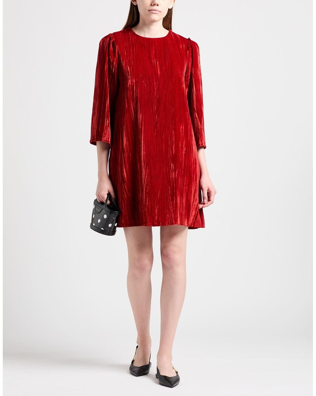 CROCHÈ Red Mini Dress