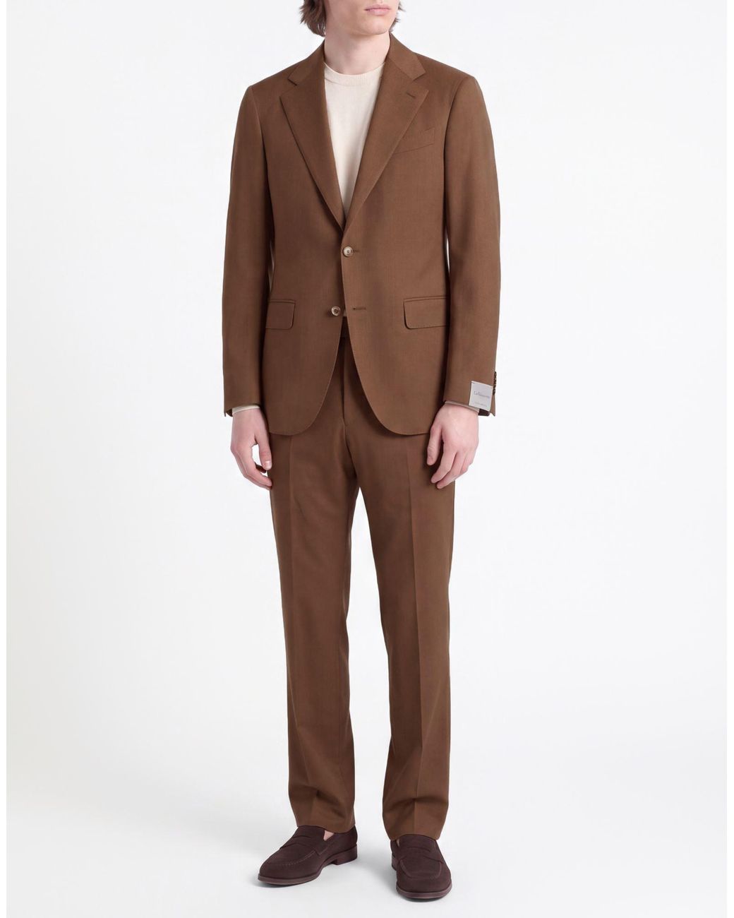 Caruso Brown Suit for men