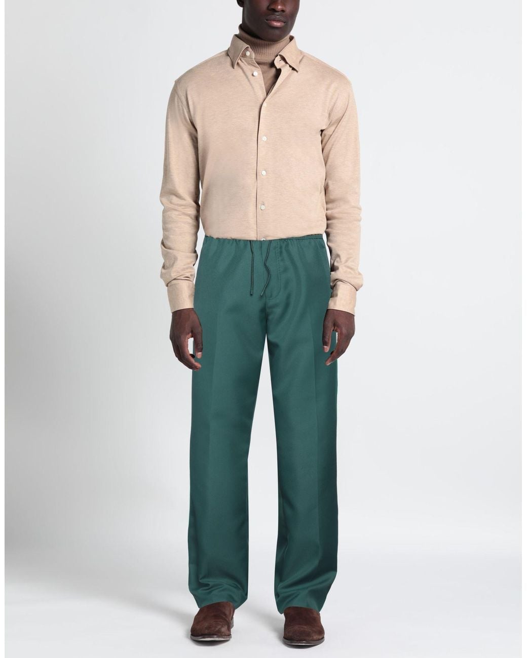 Lanvin Green Trouser for men