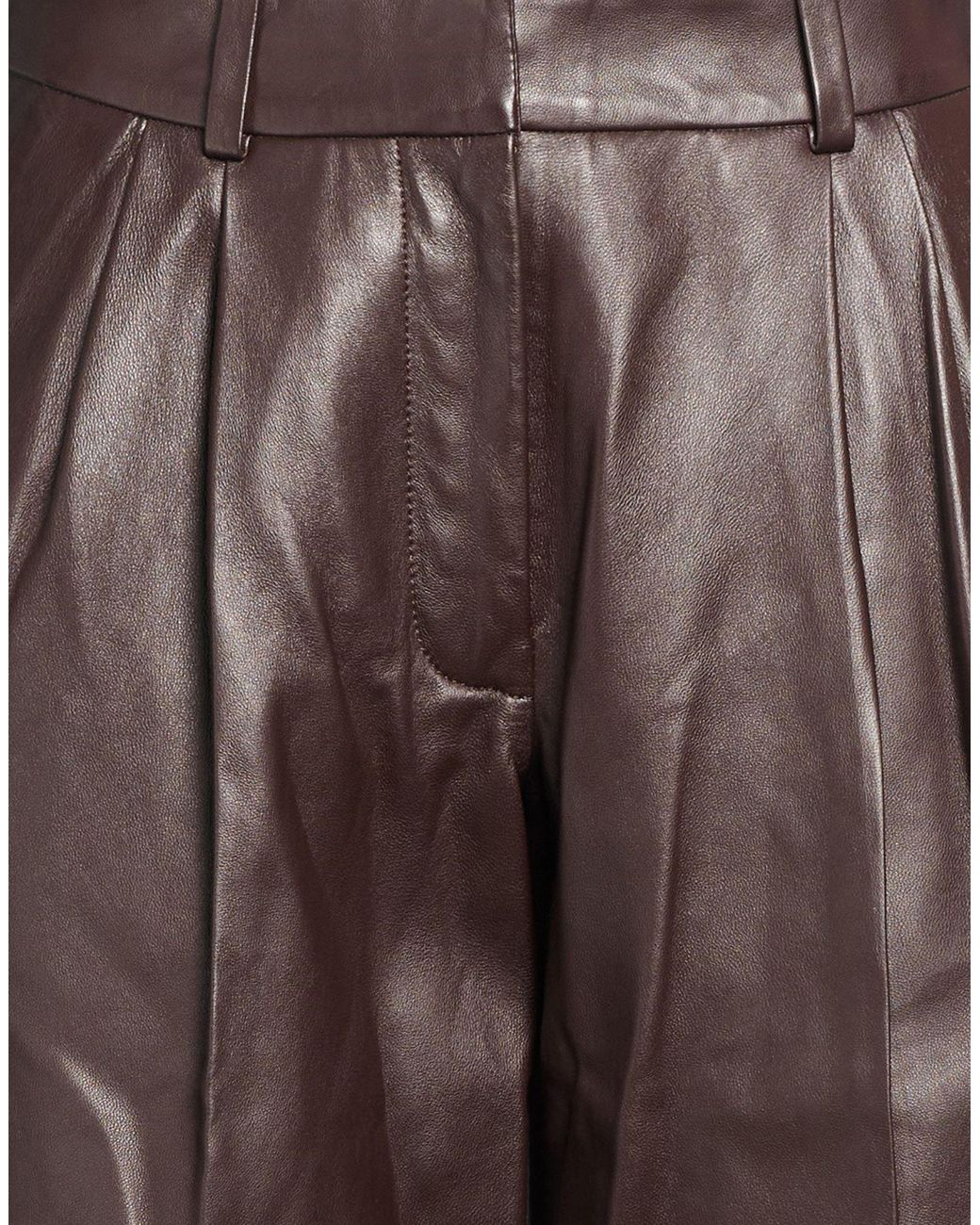 Zimmermann Brown Pants Leather