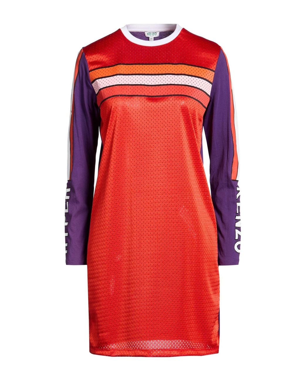 KENZO Red Mini Dress Cotton