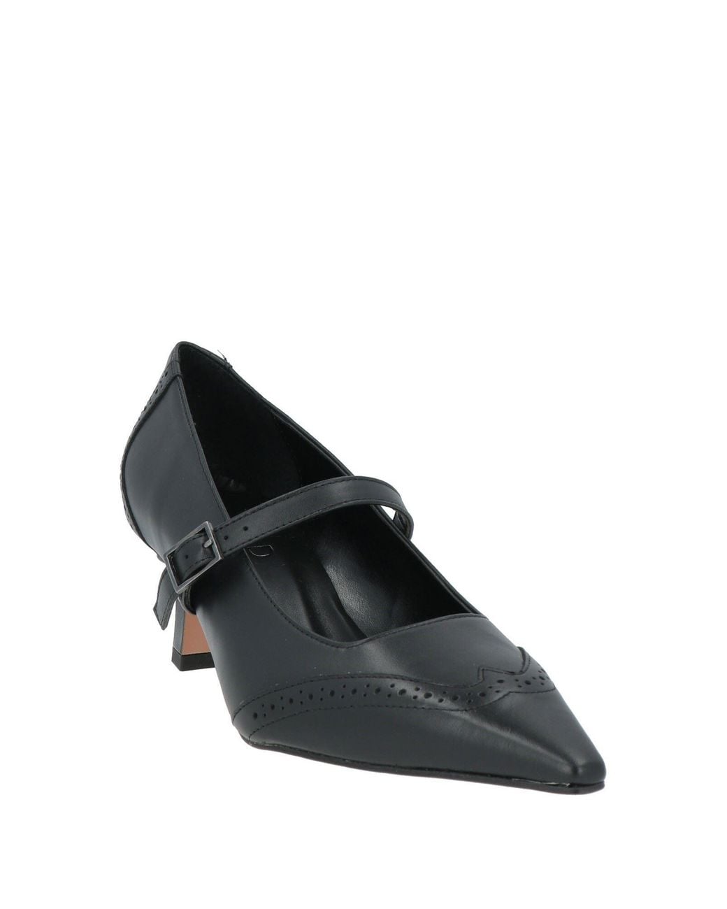J.A.P. JOSE ANTONIO PEREIRA Black Pumps Calfskin