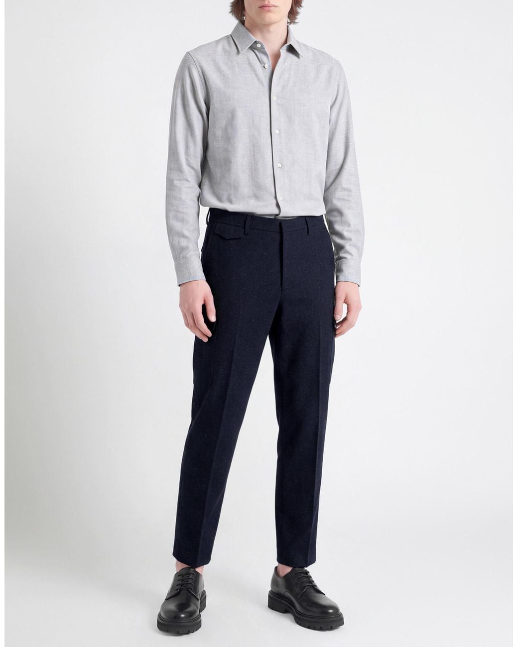 Briglia 1949 Blue Pants Virgin Wool, Polyamide, Silk, Polyester, Elastane for men