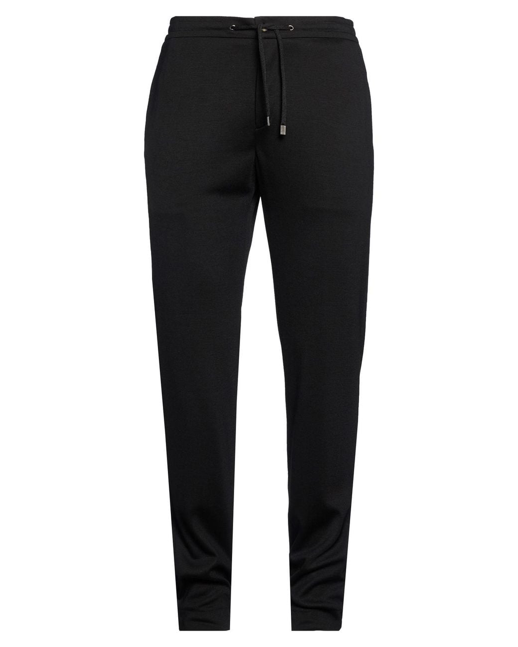 Boglioli Black Pants Lyocell, Virgin Wool for men