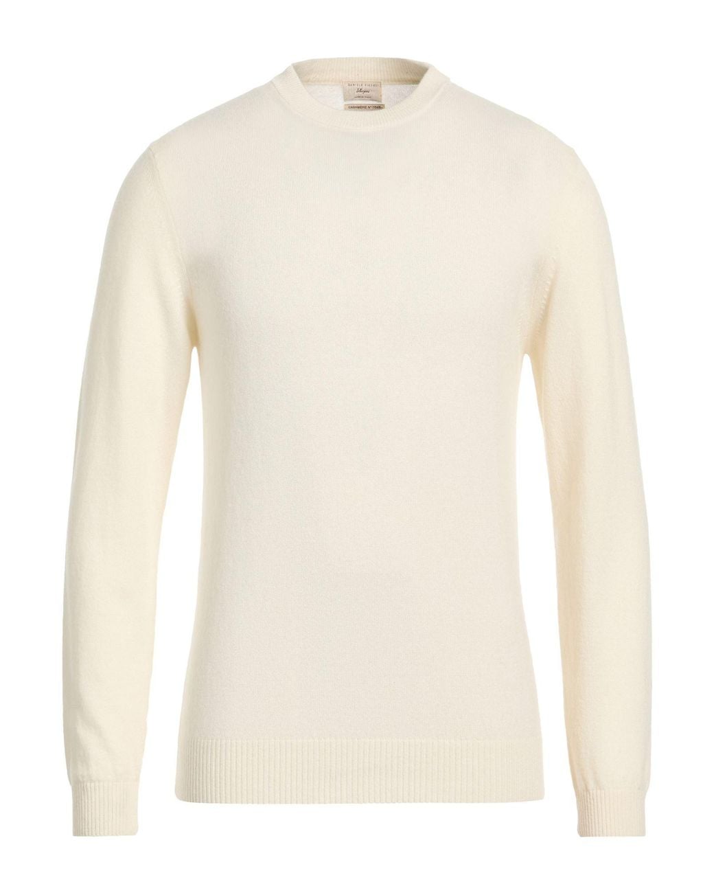 Daniele Fiesoli White Selezione Sweater Cashmere for men