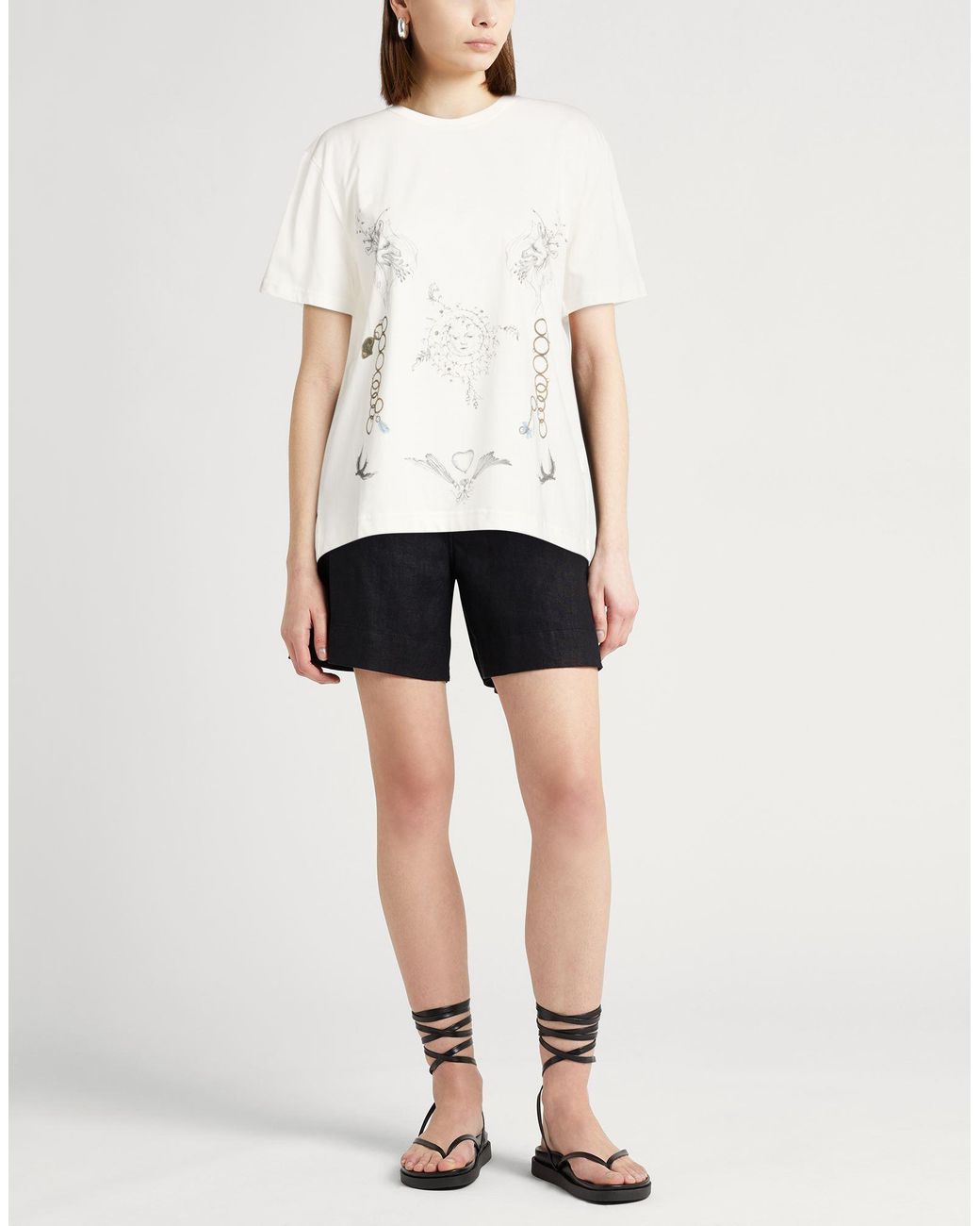 Fabiana Filippi White T-Shirt Cotton