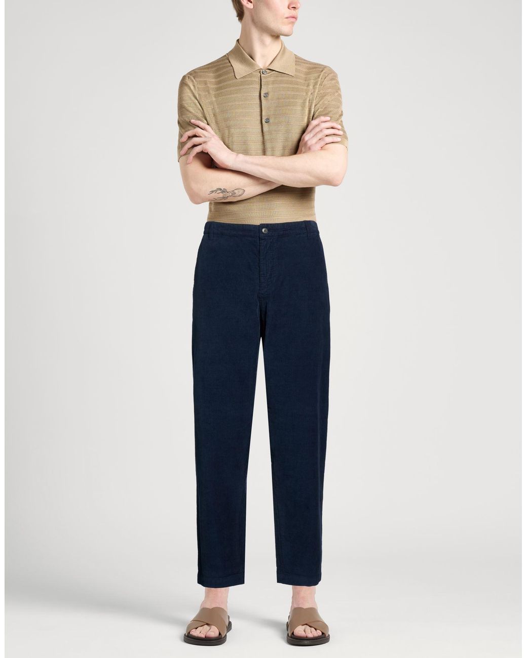 Sunspel Blue Trouser for men