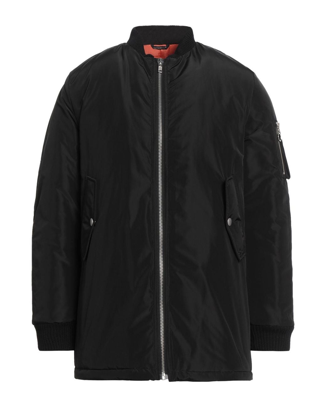 Daniele Alessandrini Black Jacket Polyester, Acrylic, Wool for men
