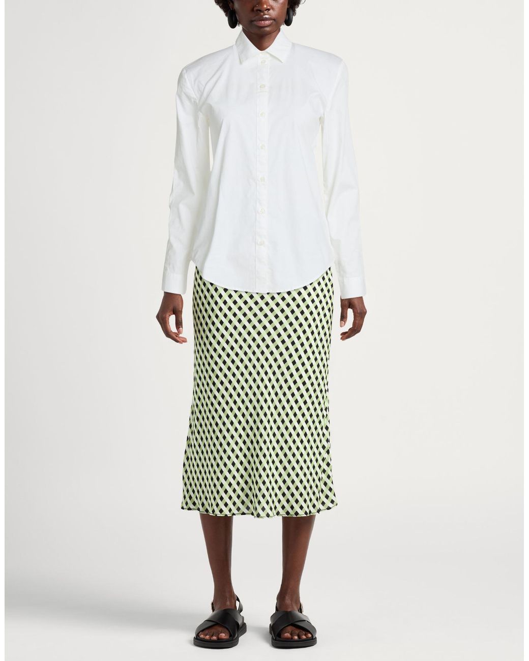 ARMANI EXCHANGE White Shirt Cotton, Elastane