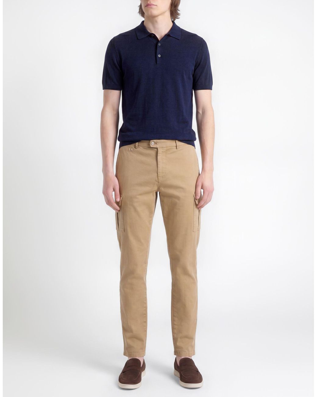 Tramarossa Natural Sand Pants Cotton, Polyester, Elastane for men