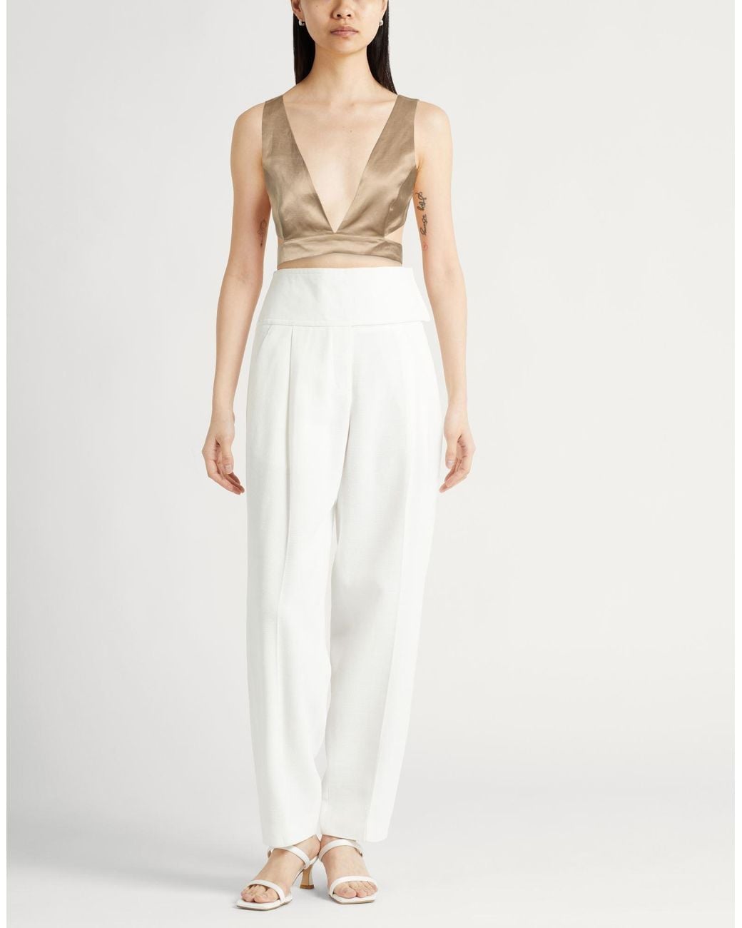 Peserico White Top Viscose, Linen
