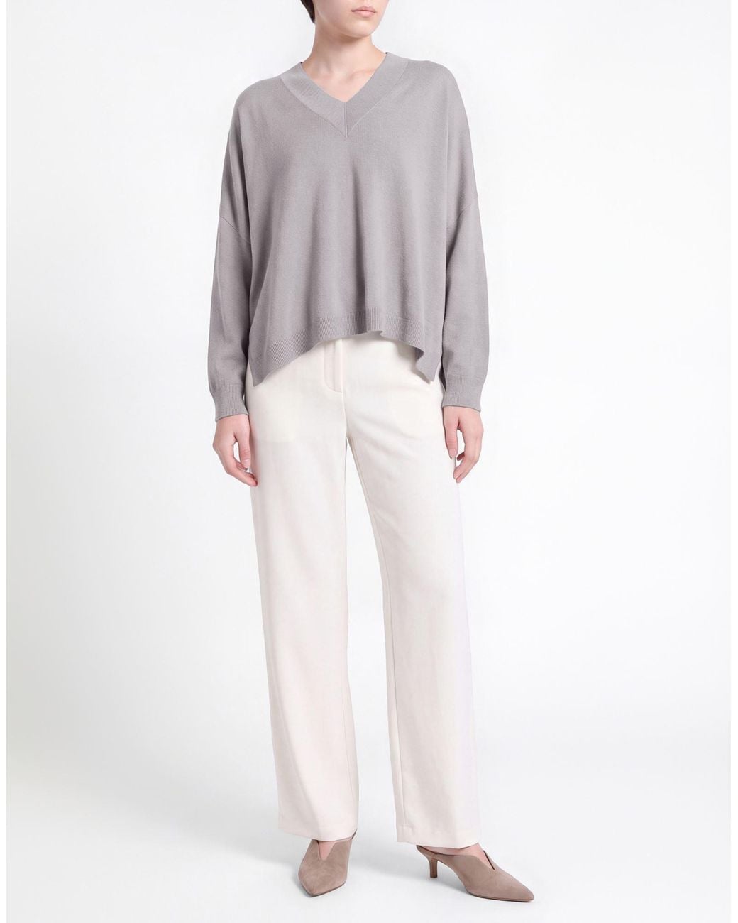 Manila Grace Gray Sweater Viscose, Polyester, Polyamide
