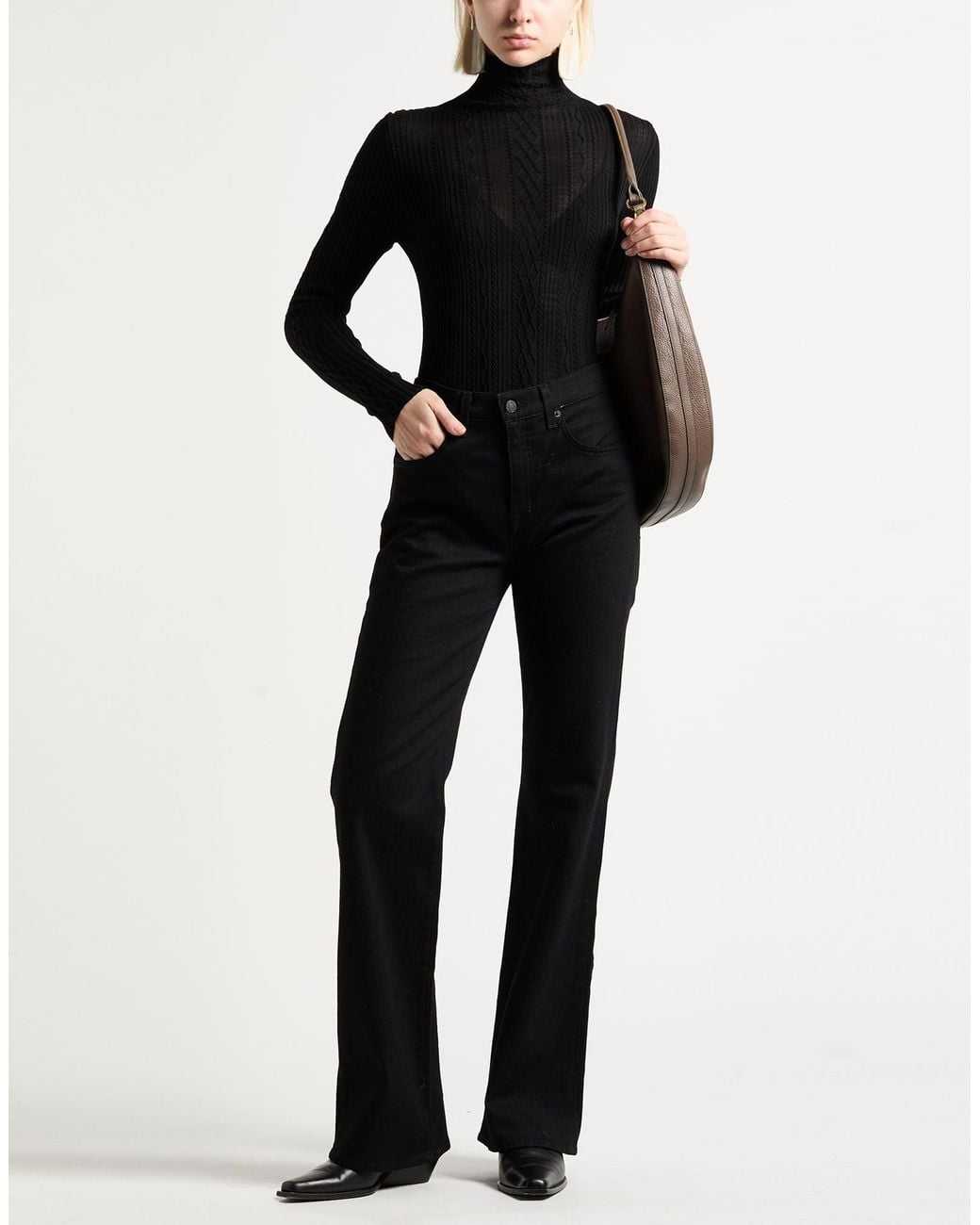 Roberto Collina Black Turtlenecks
