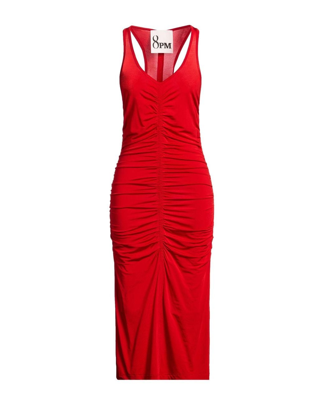 8pm Red Midi Dresses