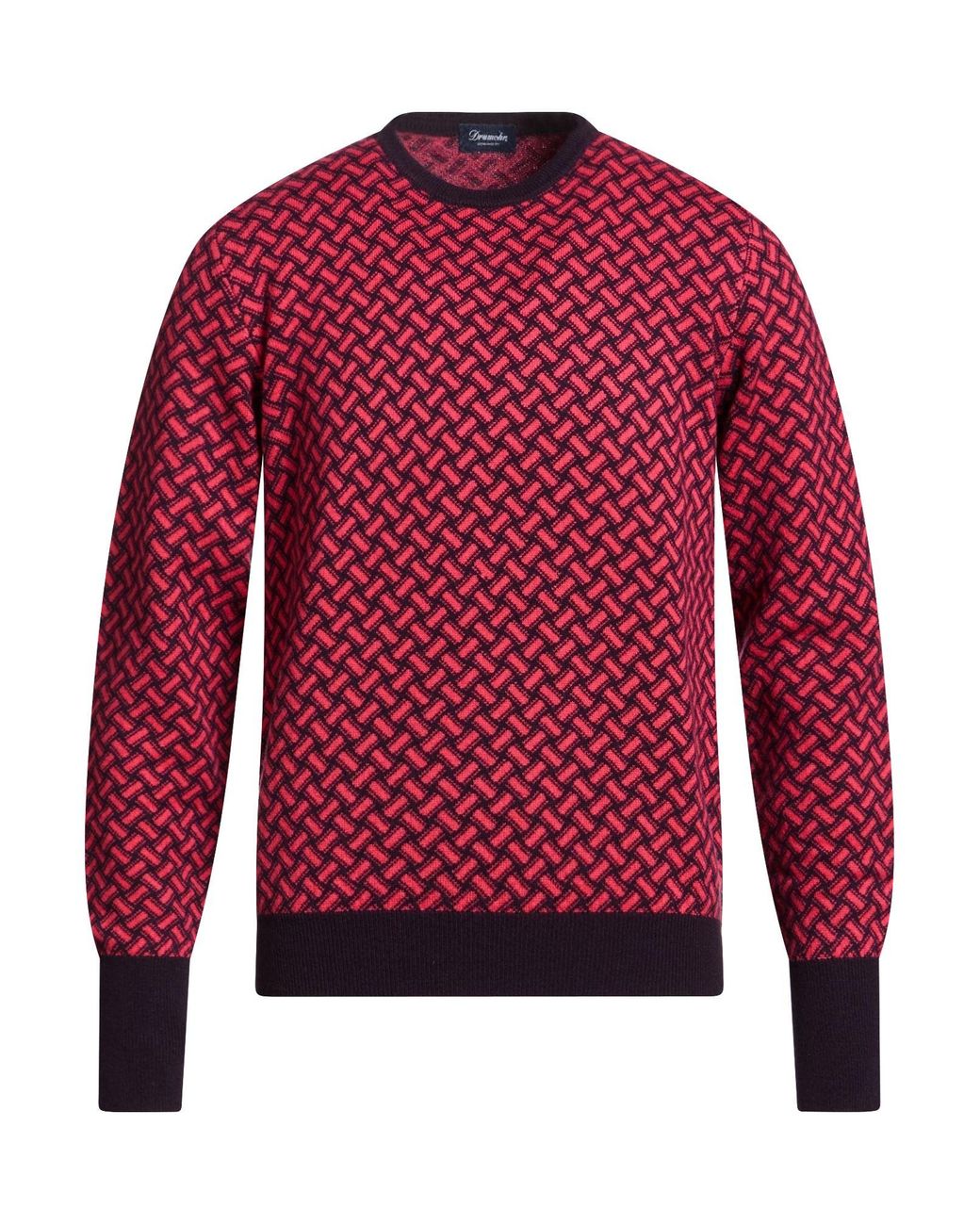Drumohr Purple Jumper for men