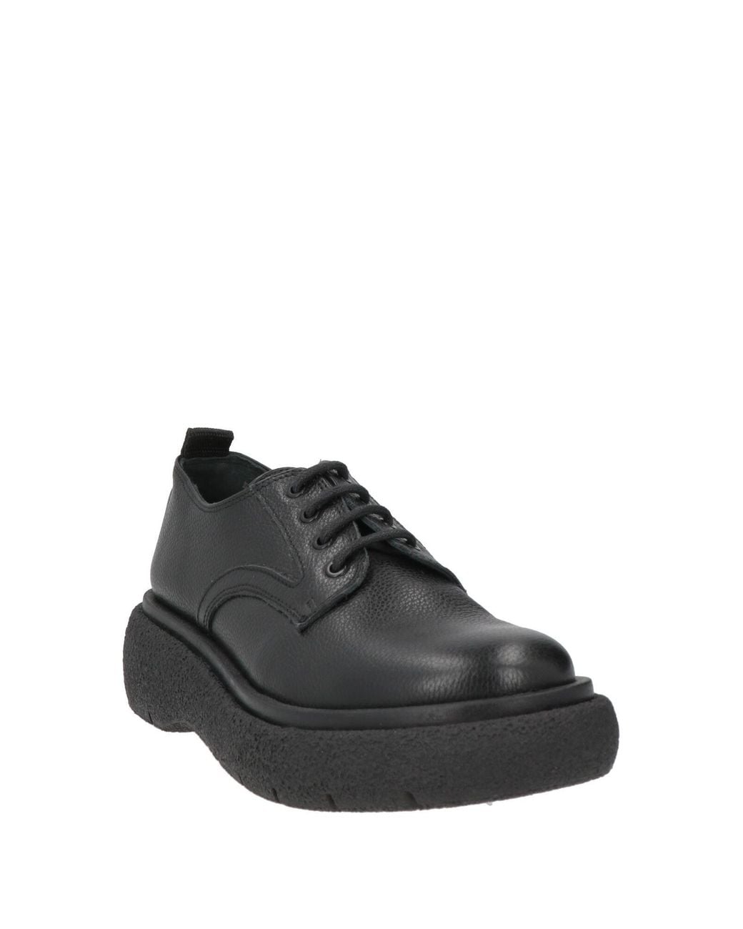 Carmens Black Lace-Up Shoes