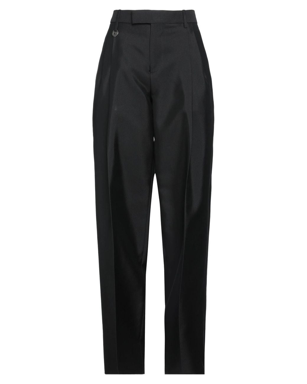 Burberry Black Pants Virgin Wool, Silk
