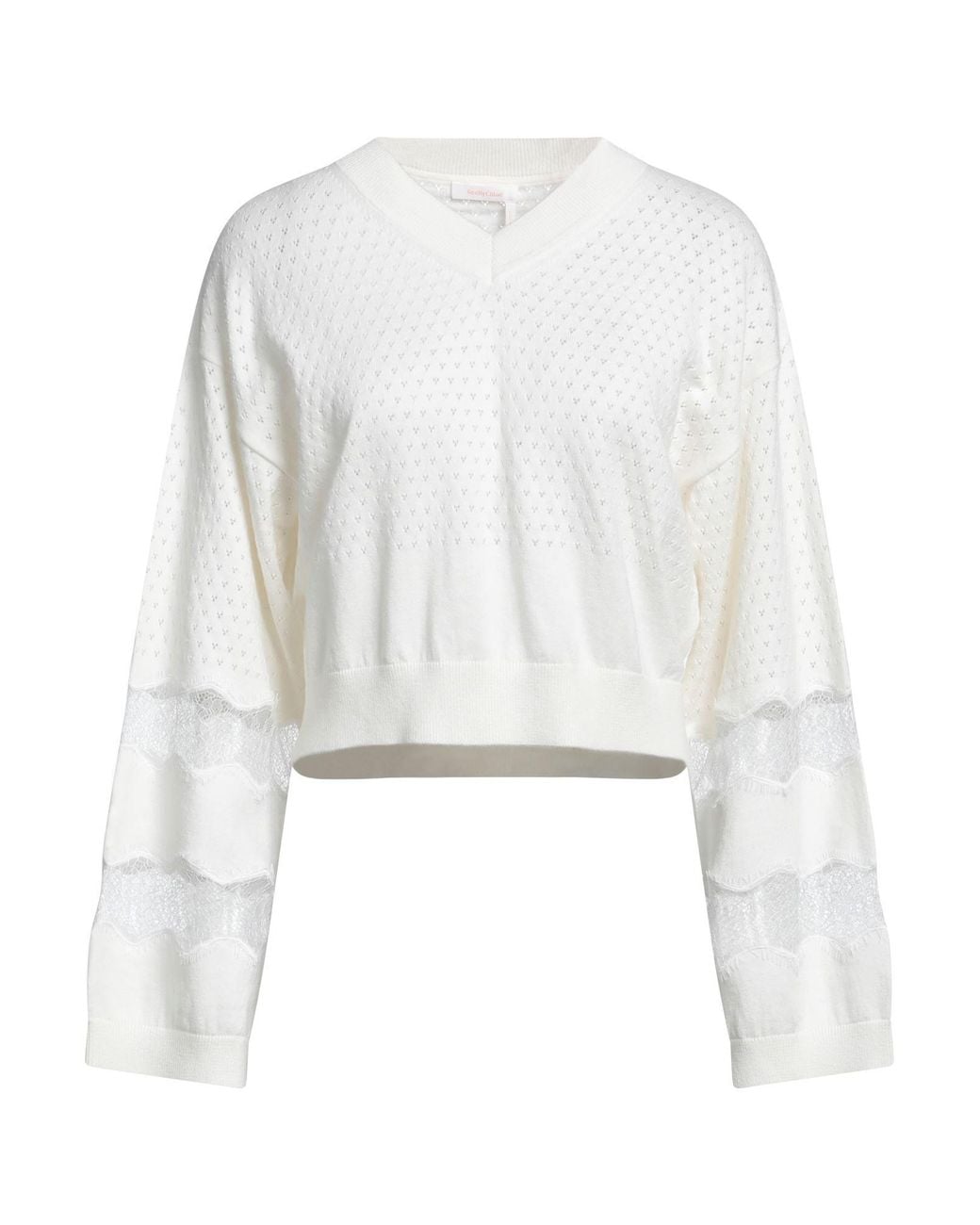 Pullover See By Chloé de color White