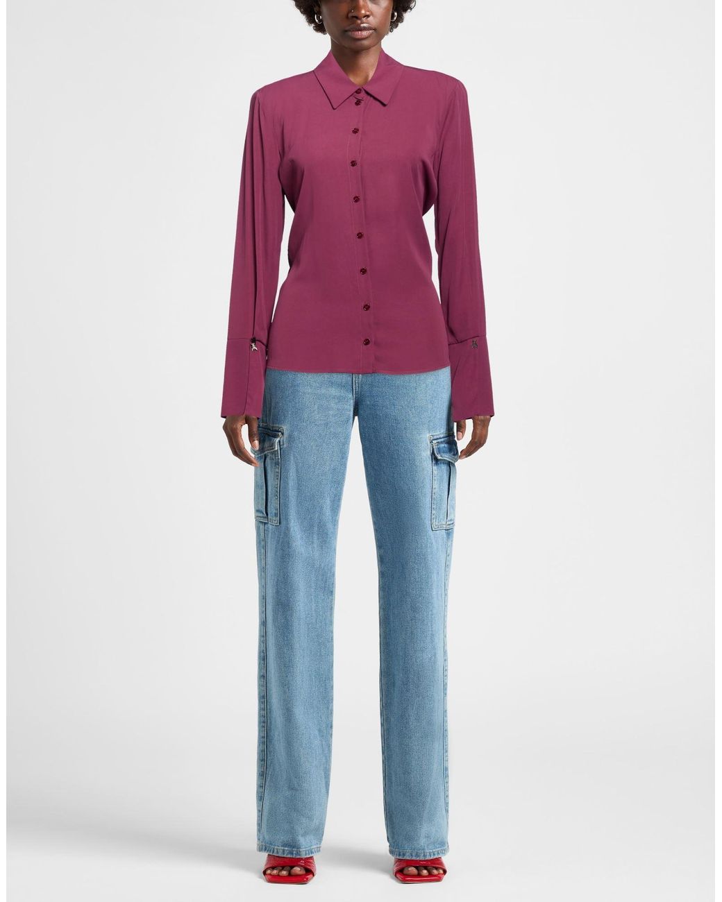 Patrizia Pepe Purple Shirt