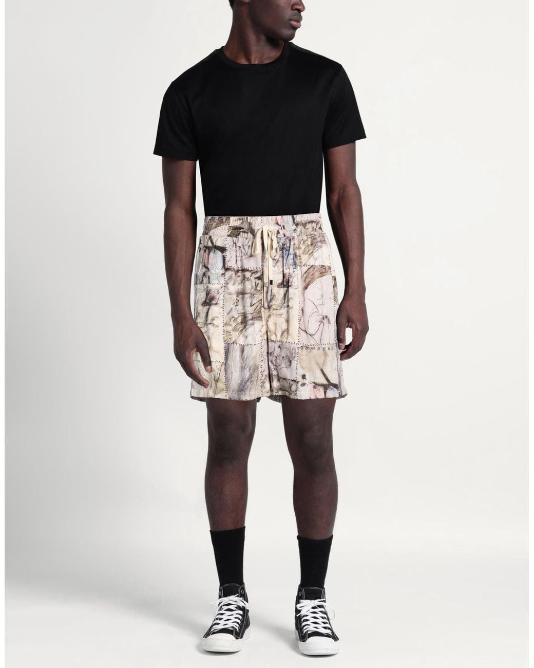 DOMREBEL Brown Shorts & Bermuda Shorts for men