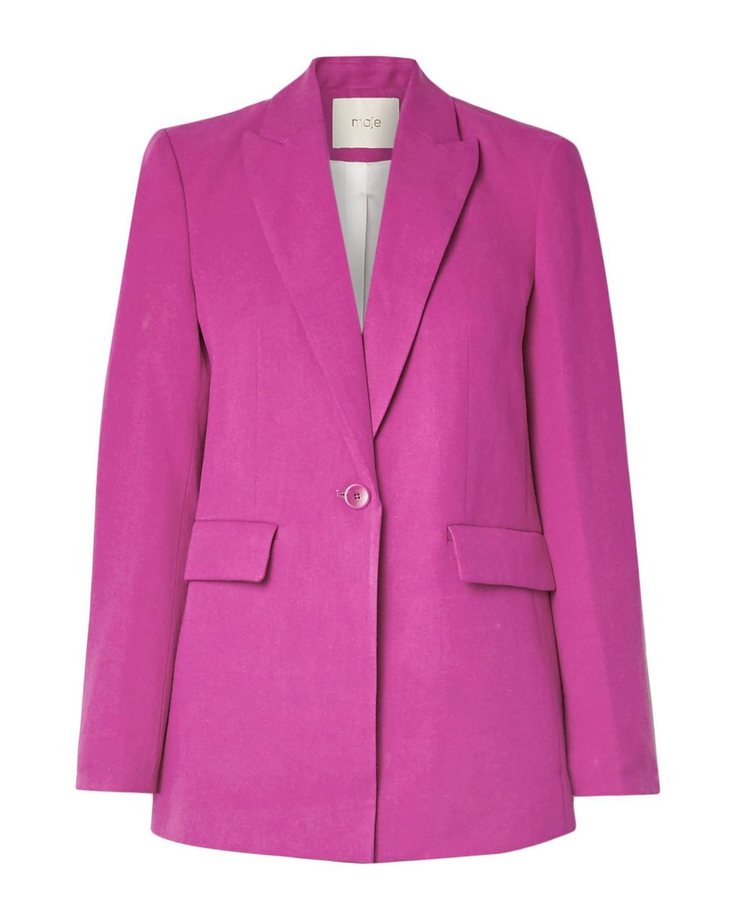 Maje Suit Jacket in Fuchsia (Pink) - Lyst