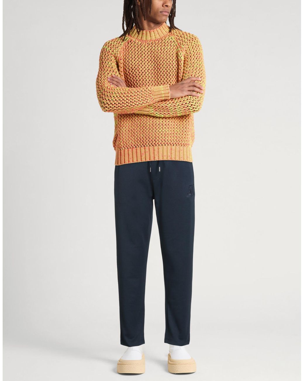 ARMANI EXCHANGE Blue Trouser for men