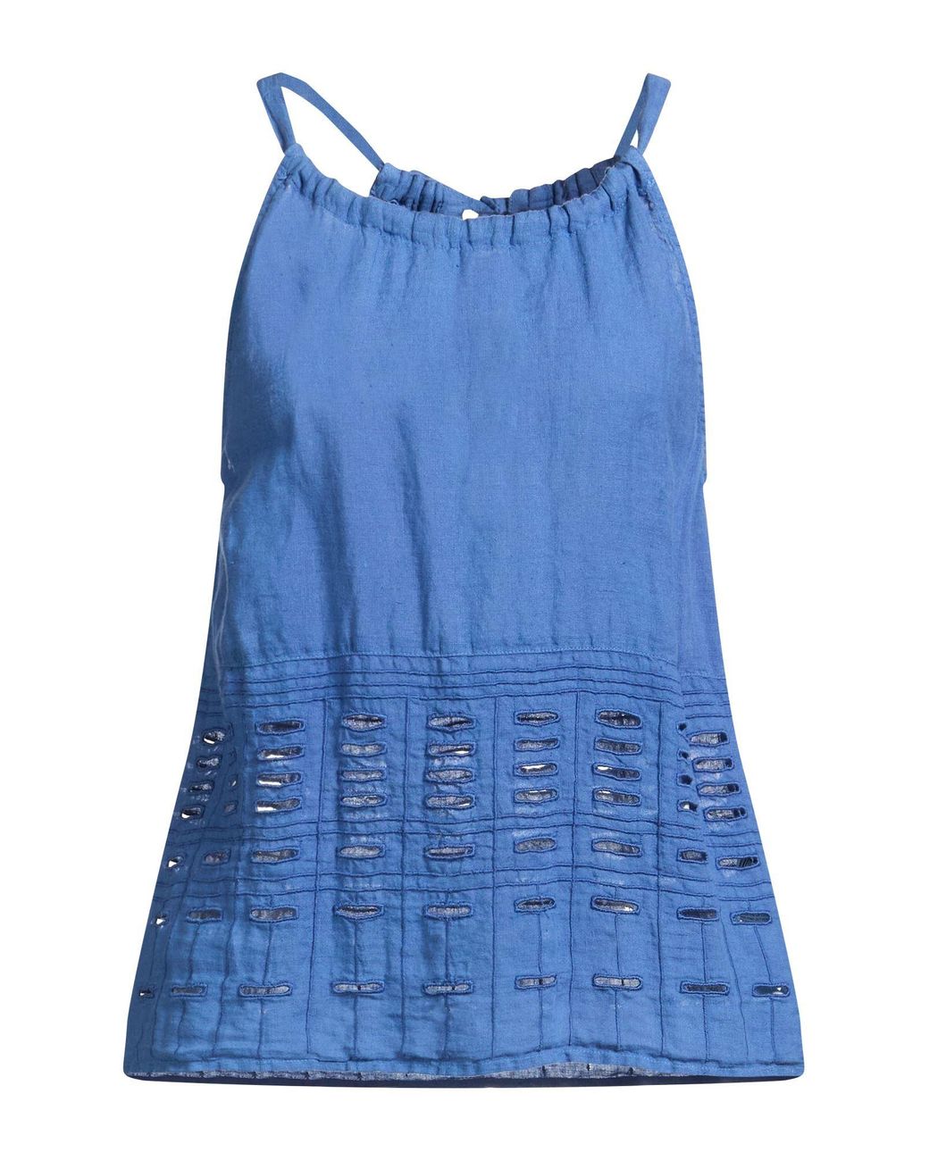120% Lino Blue Top Linen