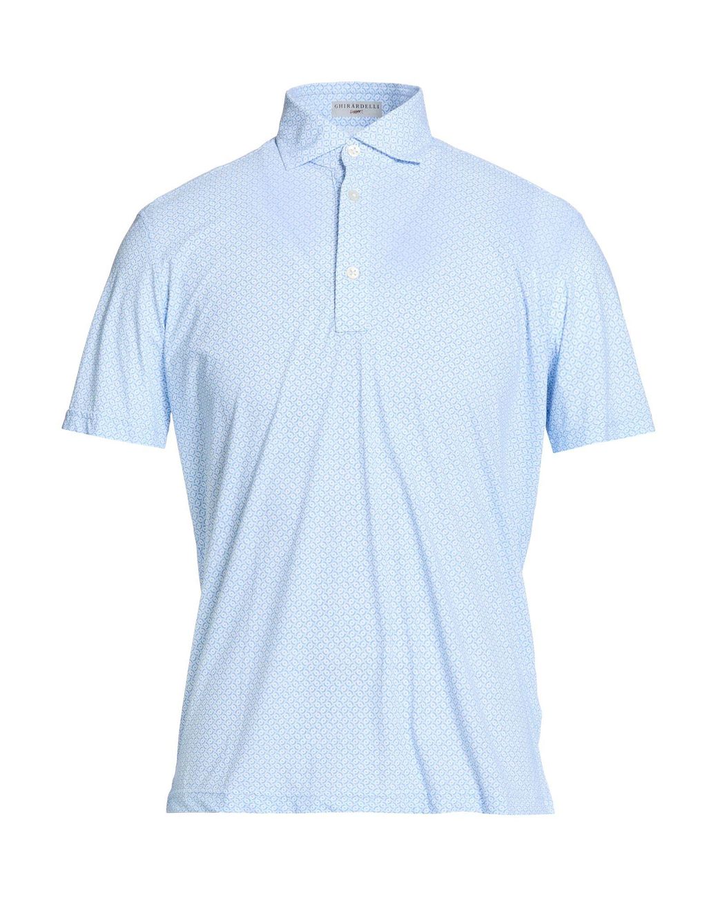 Ghirardelli Blue Polo Shirts for men
