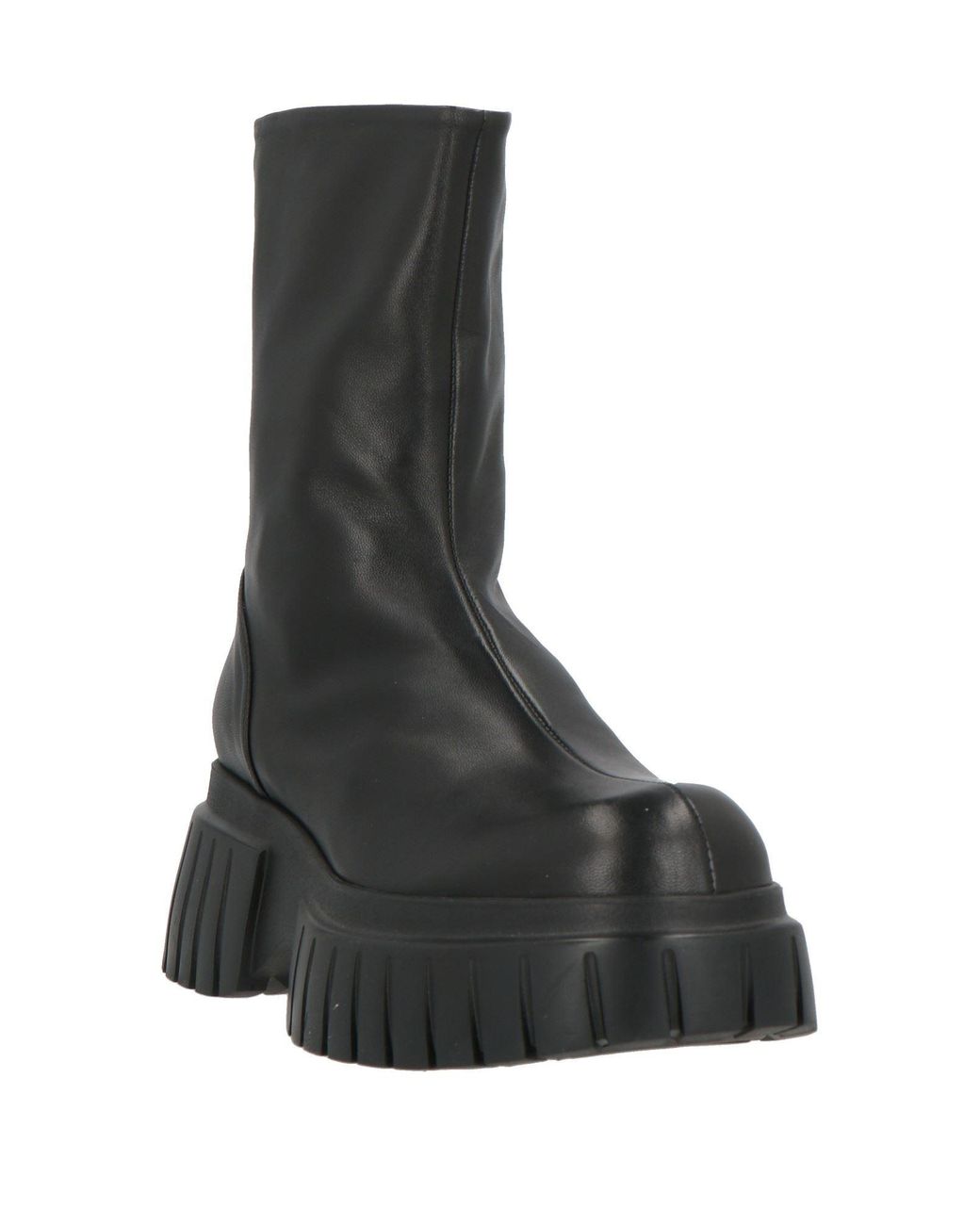 FRU.IT Black Ankle Boots Leather