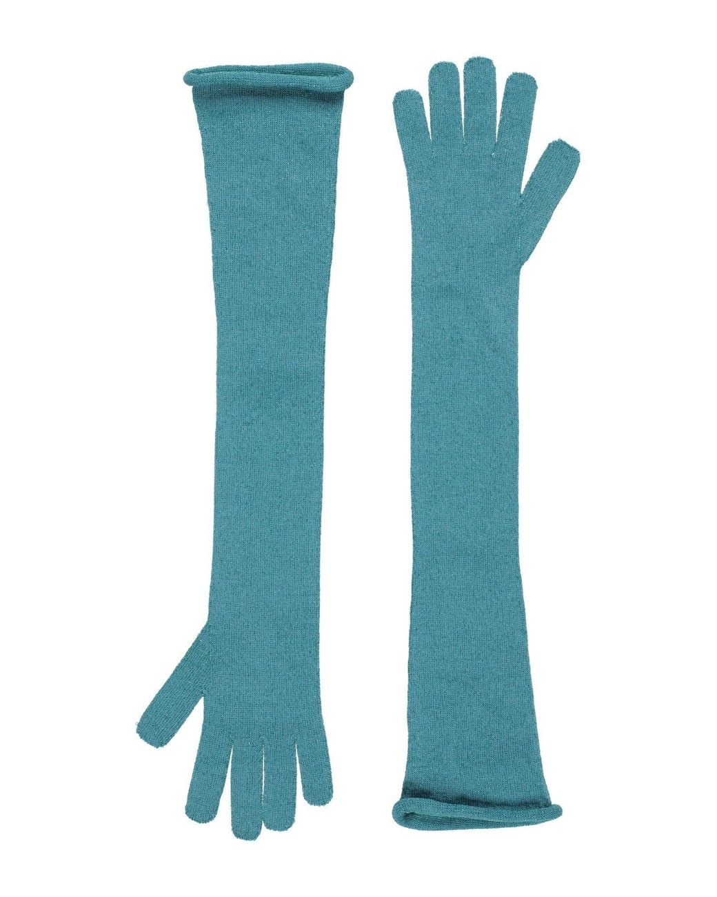 Circus Hotel Blue Gloves Viscose, Polyamide, Metallic Fiber, Polyester