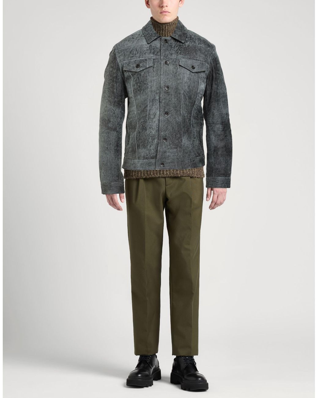 John Varvatos Gray Jacket for men