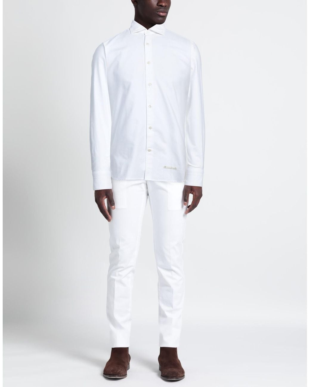 Tintoria Mattei 954 White Shirt for men
