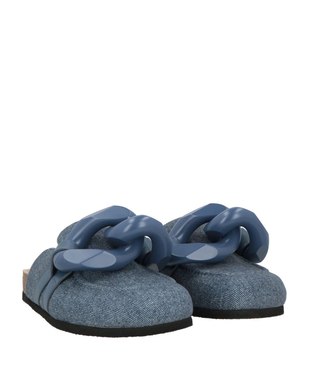 J.W. Anderson Blue Mules & Clogs Textile Fibers