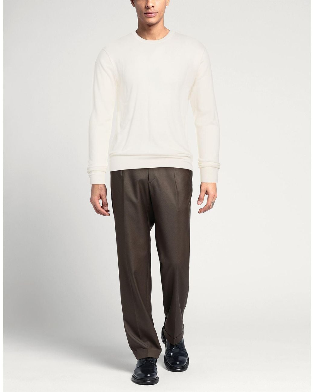 Aragona White Sweaters for men