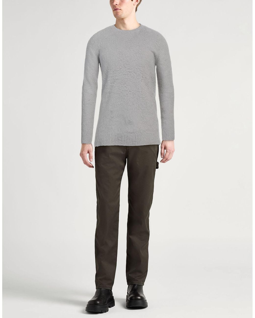 Roberto Collina Pullover in Gray für Herren