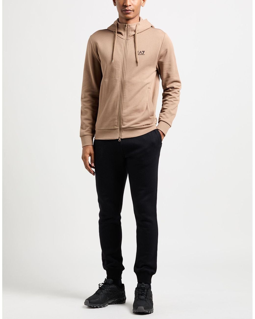 EA7 Natural Light Tracksuit Cotton, Polyester for men