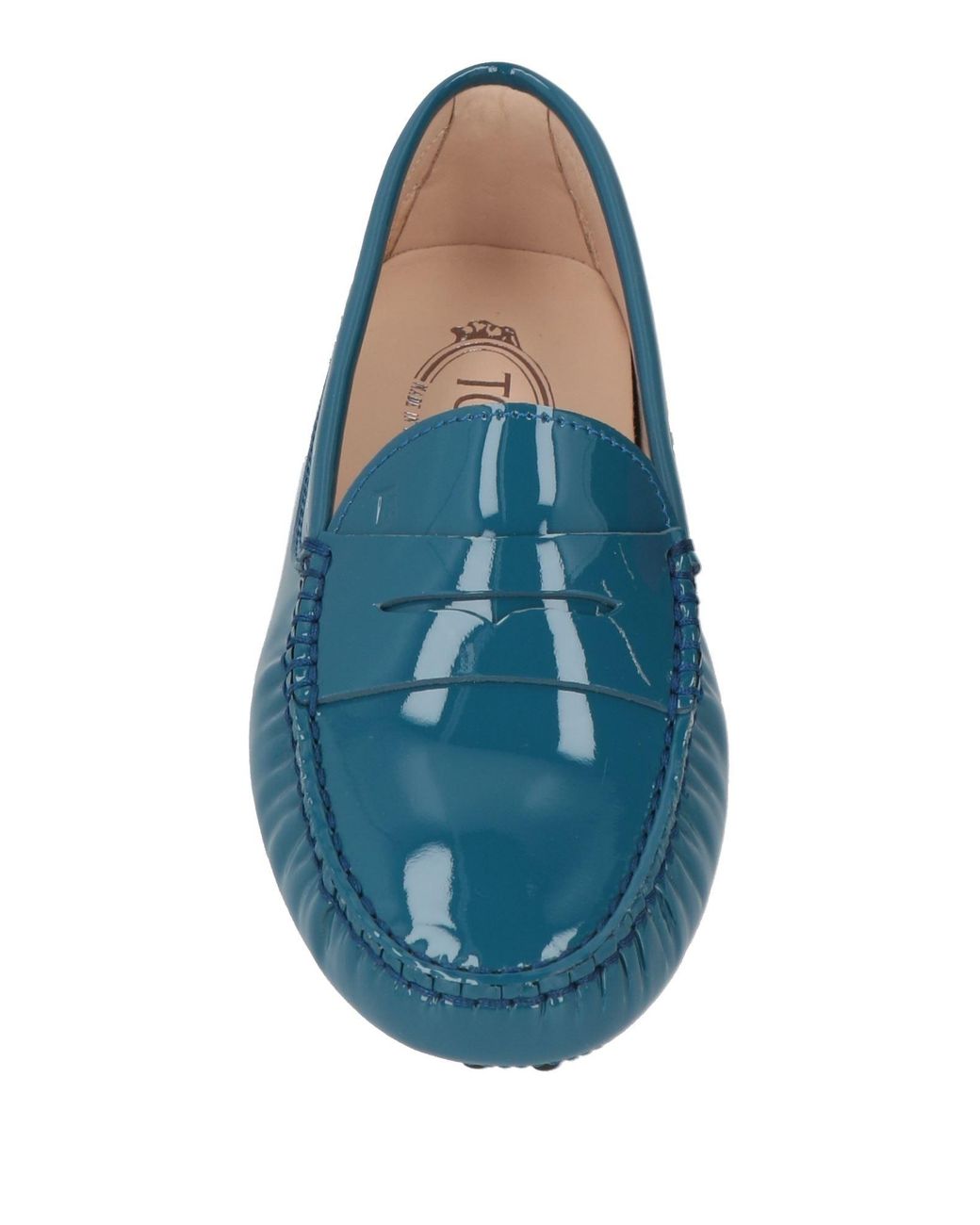 Tod's Blue Loafers Leather