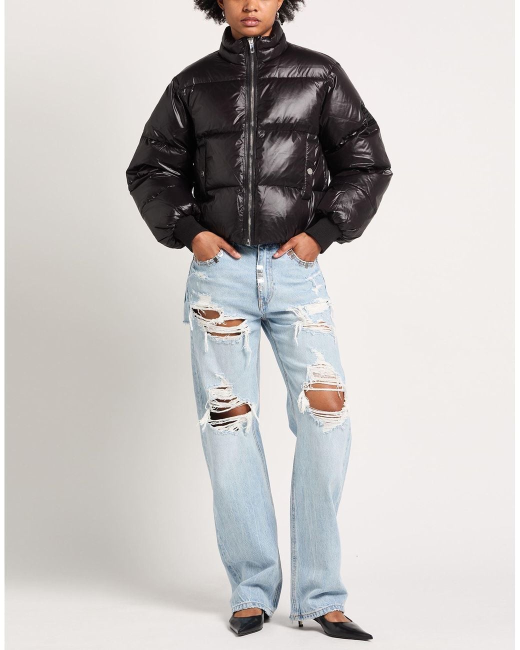 Ganni Black Puffers