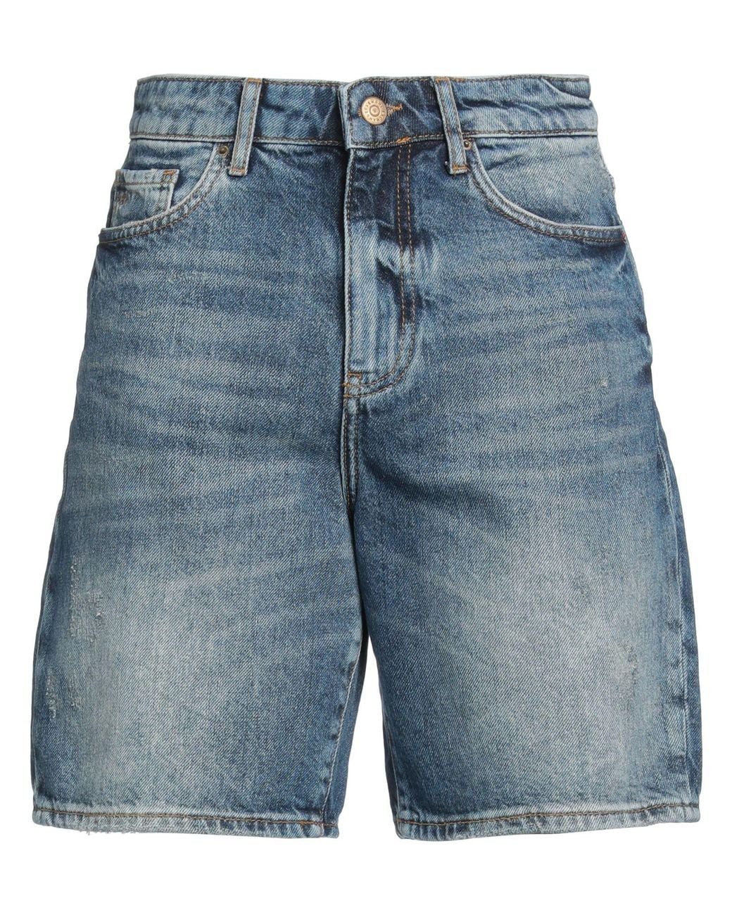 ARMANI EXCHANGE Blue Denim Shorts Cotton