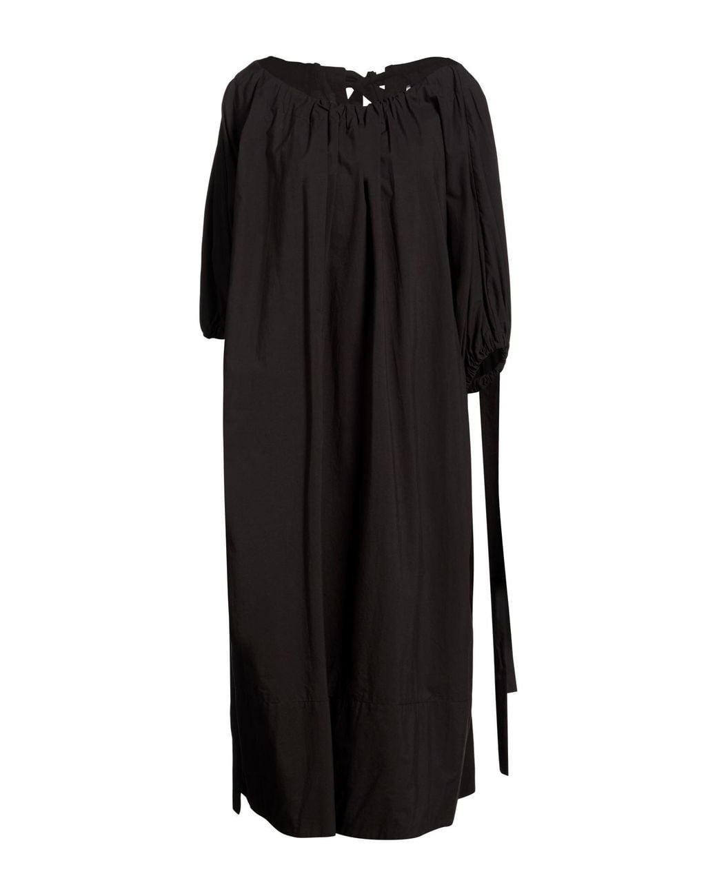 Ottod'Ame Black Midi Dress