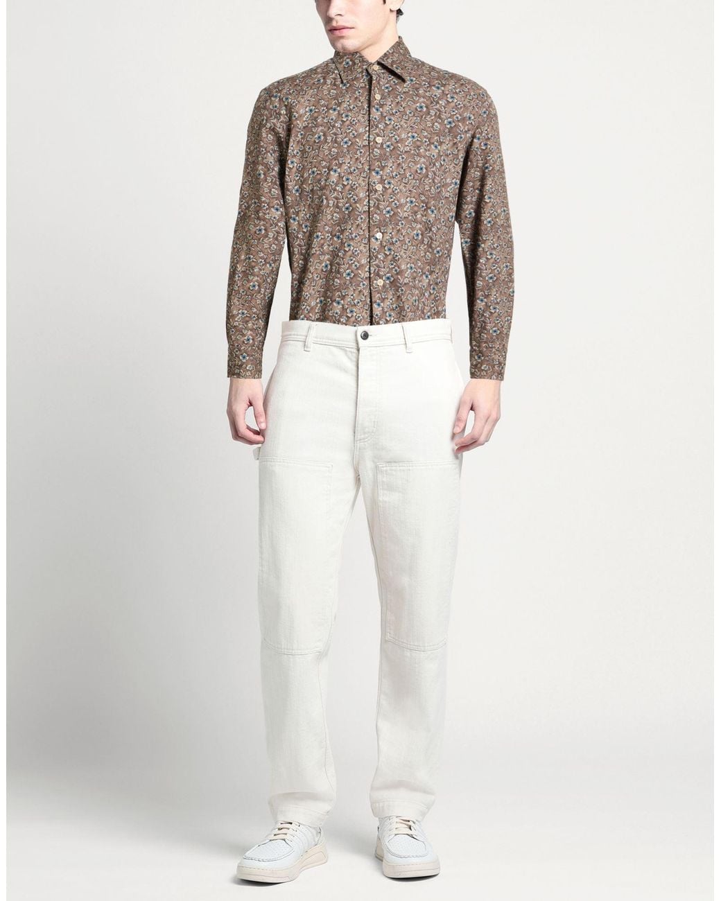 Alessandro Gherardi Brown Shirt for men