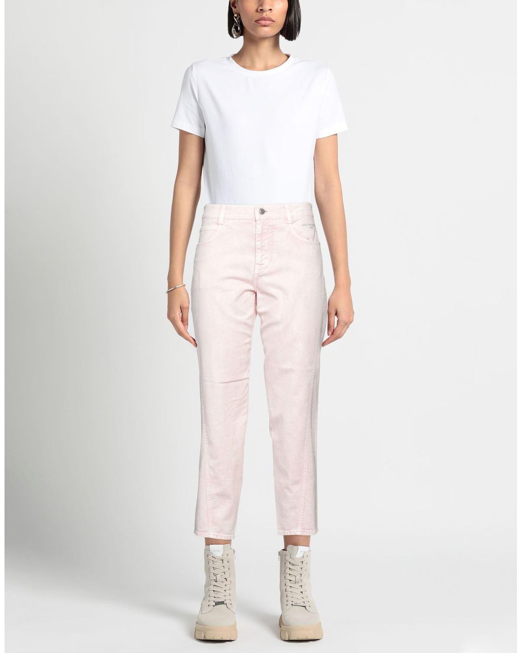 Stella McCartney Pink Denim Trousers