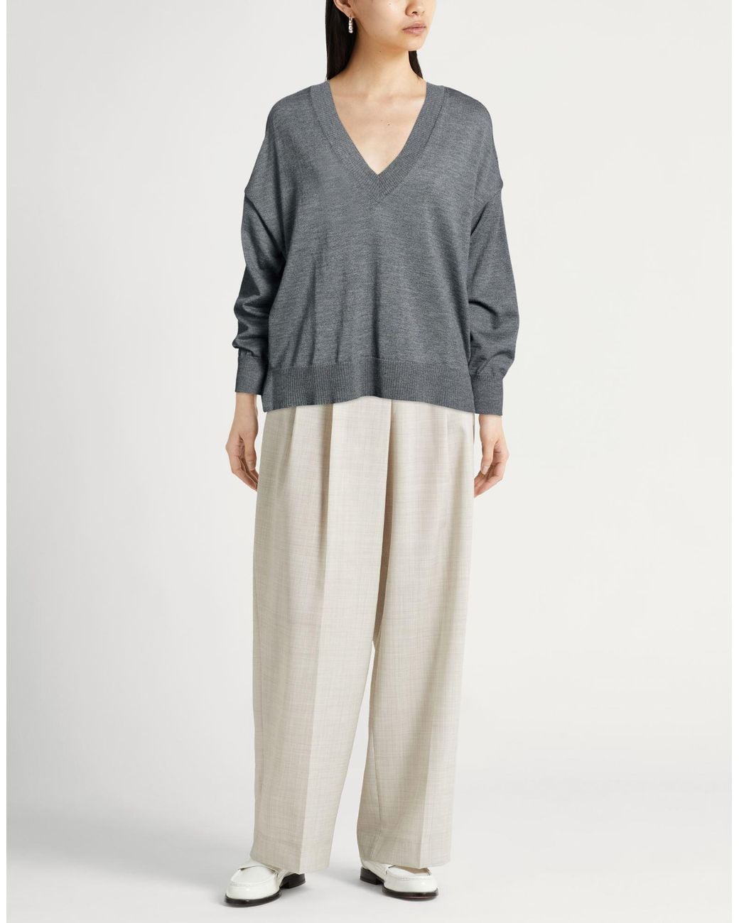Daniele Fiesoli Gray Collezione N_01 Sweater Merino Wool